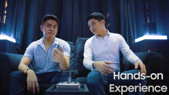 Samsung OLED Kiosk at ATC